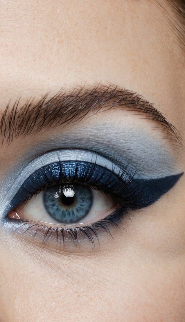 18 Blue Eye Makeup Ideas Dazzling Looks From Frosty To Navy 18 Blue Eye Makeup Ideas Dazzling Looks From Frosty To Navy